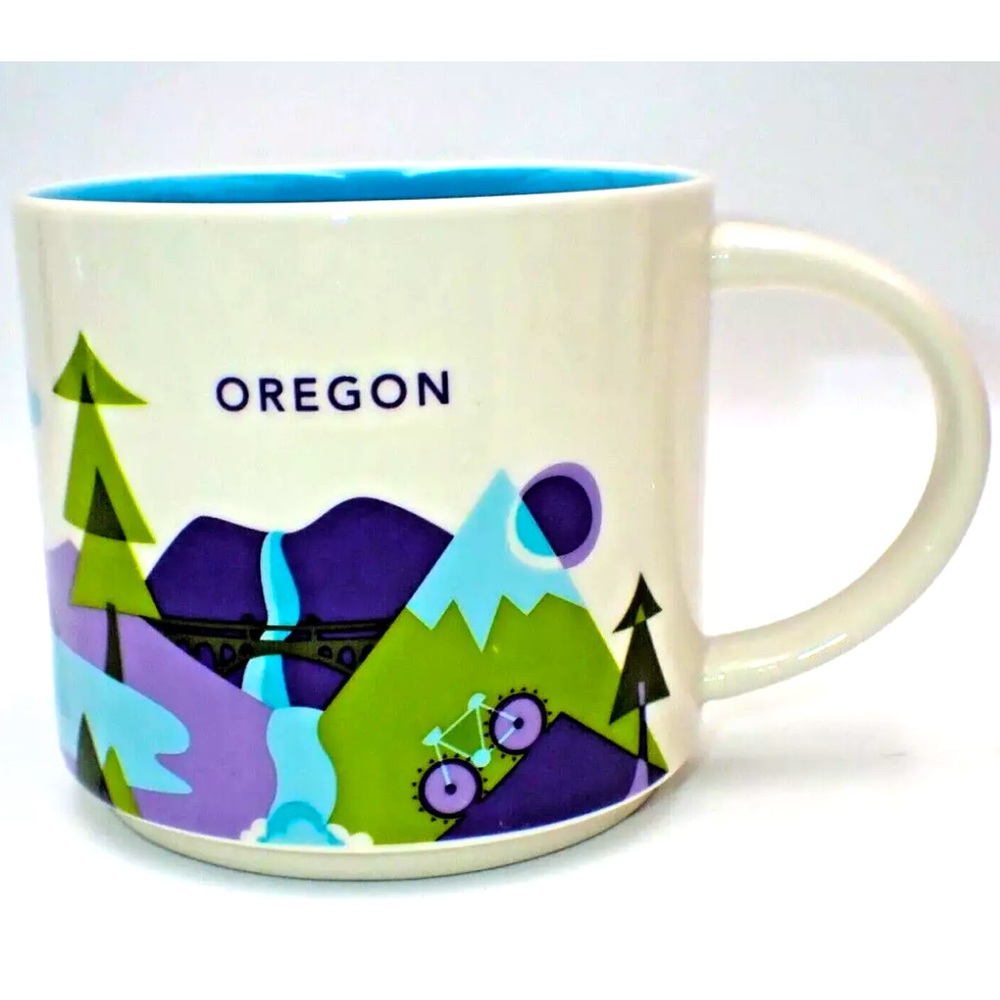 Starbucks Destination Mug 14 Oz You Are Here Oregon Coffee Tea Cup 2016